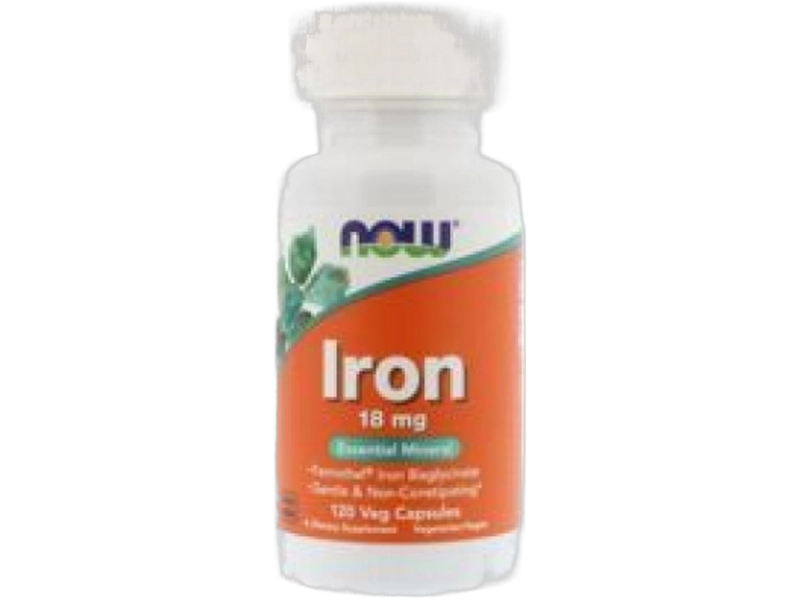 Now Foods Iron, kapsułki, 18 mg