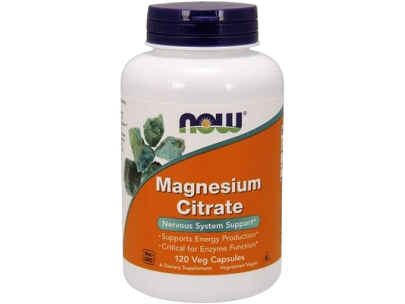 Now Foods Magnesium citrate, kapsułki, 133 mg
