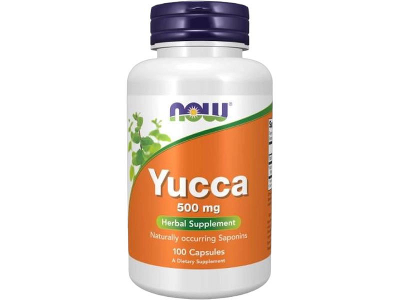 Now Foods Yucca, kapsułki, 500 mg
