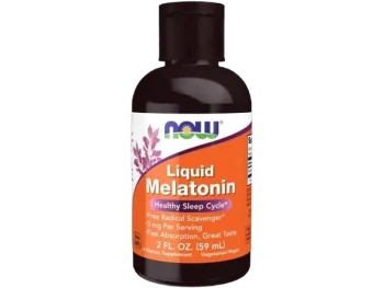 Now FoodsMelatonina w płynie, 1,5 mg/10 kropli (0,45 ml)