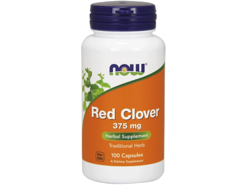 Now Red clover, kapsułki, 375 mg