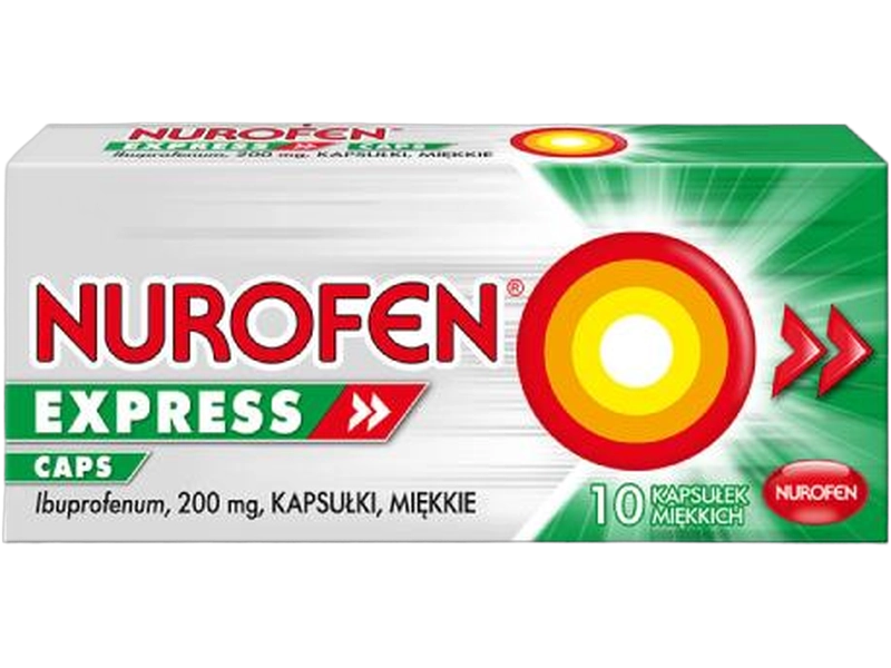 Nurofen Express Femina, kapsułki miękkie, 200 mg