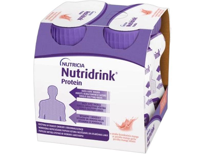 Nutridrink Protein preparat odżywczy, smak brzoskwinia mango, płyn, 14,6 g/100 ml