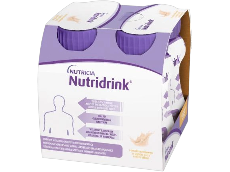 Nutridrink Standard preparat odżywczy, smak waniliowy, płyn