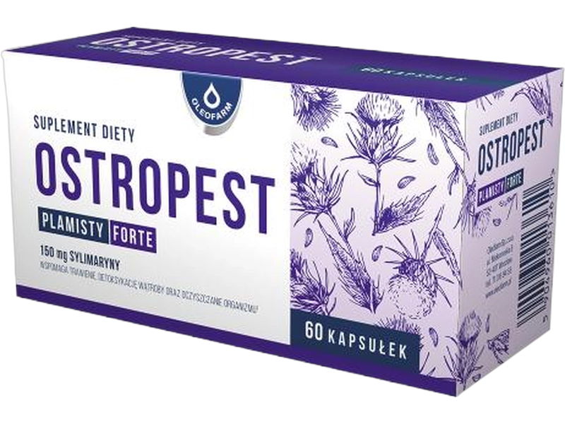 Oleofarm Ostropest plamisty, kapsułki, 150 mg