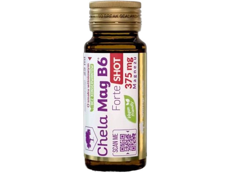 Olimp Chela-Mag B6 Forte shot, smak wiśniowy, płyn