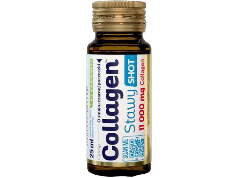 Olimp Collagen stawy shot, smak czarnej porzeczki, płyn