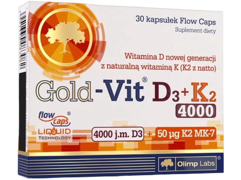 Olimp Gold-Vit D3+K2, kapsułki