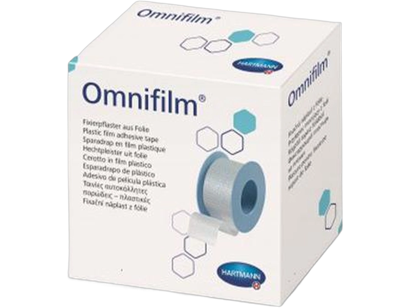 Omnifilm Przylepiec z porowatej, przezroczystej folii 2,5 cm x 5 m