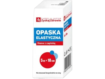Zdjęcie produktu Zyskaj Zdrowie opaska elastyczna tkana, 5 m x 10 cm