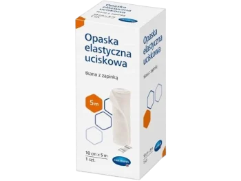 Zdjęcie produktu Opaska elastyczna uciskowa tkana z zapinką, 10 cm x 5 m