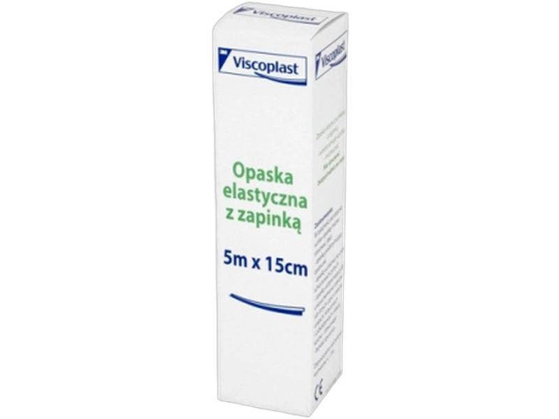 Opaska elastyczna z zapinką 5 m x 15 cm