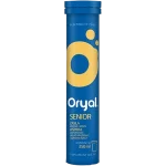 Oryal Senior, smak pomarańczy i bergamotki, tabletki musujące
