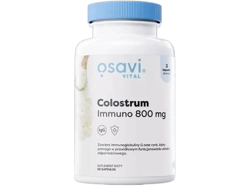 OSAVI Vital Colostrum Immuno, kapsułki, 800 mg
