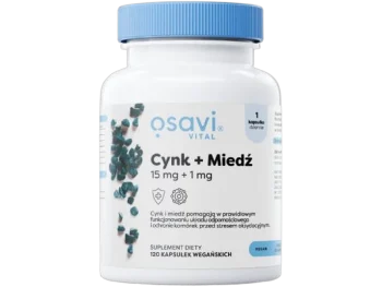 Zdjęcie produktu OSAVI Vital cynk + miedź, kapsułki, 15 mg + 1 mg