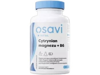 Zdjęcie produktu OSAVI Vital cytrynian magnezu + B6, kapsułki