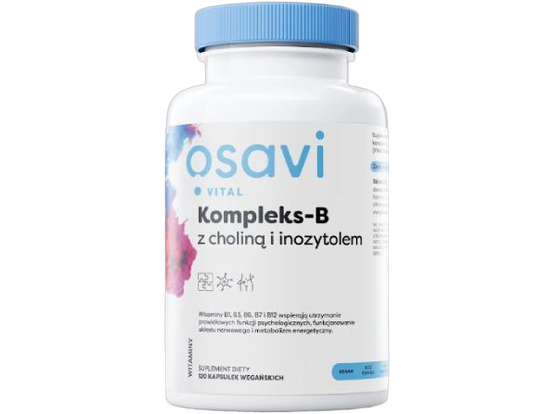 OSAVI Vital Kompleks-B z choliną i inozytolem, kapsułki