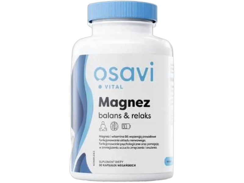 OSAVI Vital Magnez balans & relaks, kapsułki