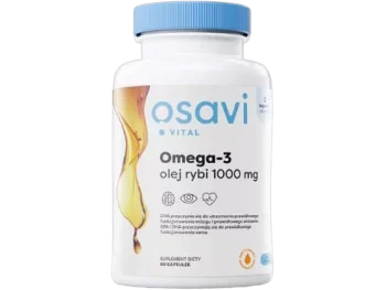 Zdjęcie produktu OSAVI Vital Omega-3 olej rybi, kapsułki miękkie