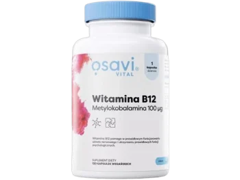 Zdjęcie produktu OSAVI Vital witamina B12, metylokobalamina, kapsułki, 100 µg