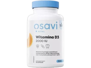 Zdjęcie produktu OSAVI Vital witamina D3, kapsułki miękkie, 2000 j.m.