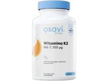 Zdjęcie produktu OSAVI Vital witamina K2 MK-7, kapsułki miękkie, 100 µg