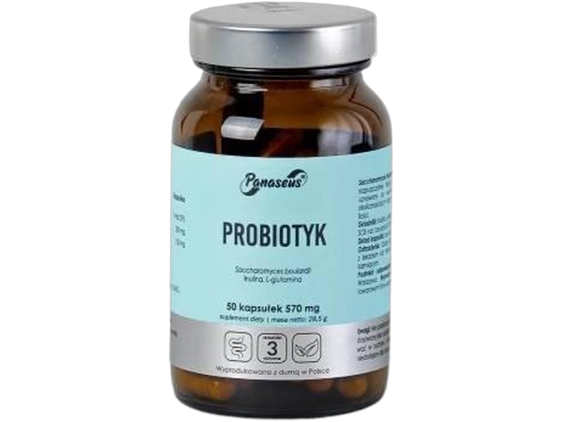 Panaseus Probiotyk saccharomyces boulardii, kapsułki