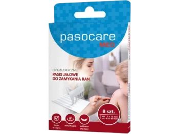 Zdjęcie produktu Pasocare Med hipoalergiczne paski jałowe do zamykania ran, plaster
