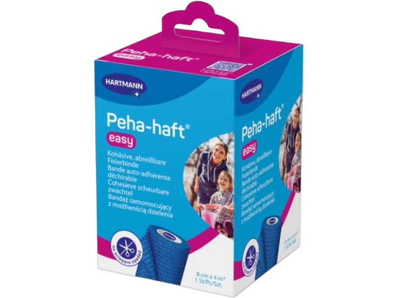 Peha-haft Opaska podtrzymująca 8, niebieska, opaska elastyczna
