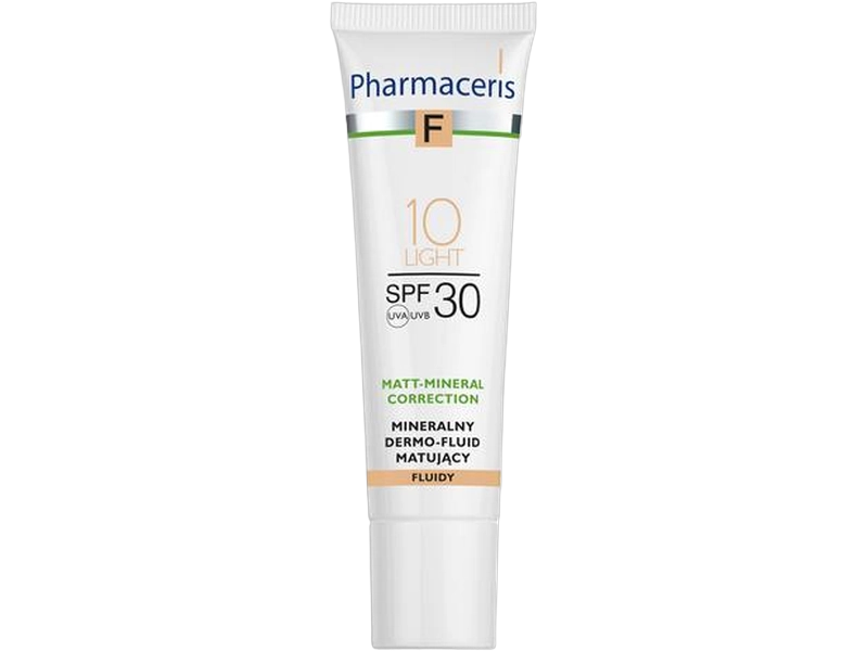 Pharmaceris F Mineralny dermo-fluid matujący 10 light