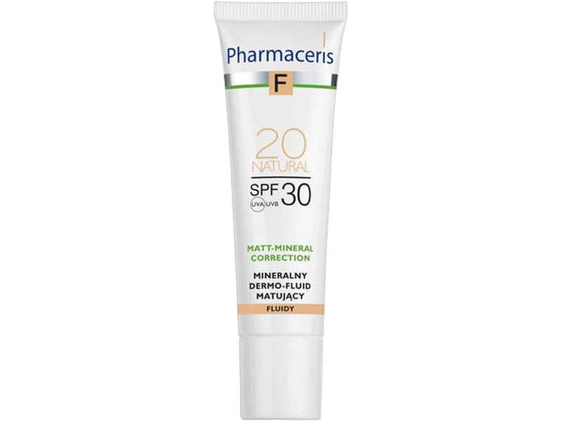 Pharmaceris F Mineralny dermo-fluid matujący 20 natural