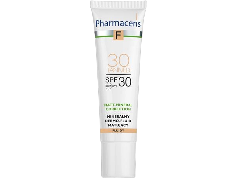 Pharmaceris F Mineralny dermo-fluid matujący 30 tanned