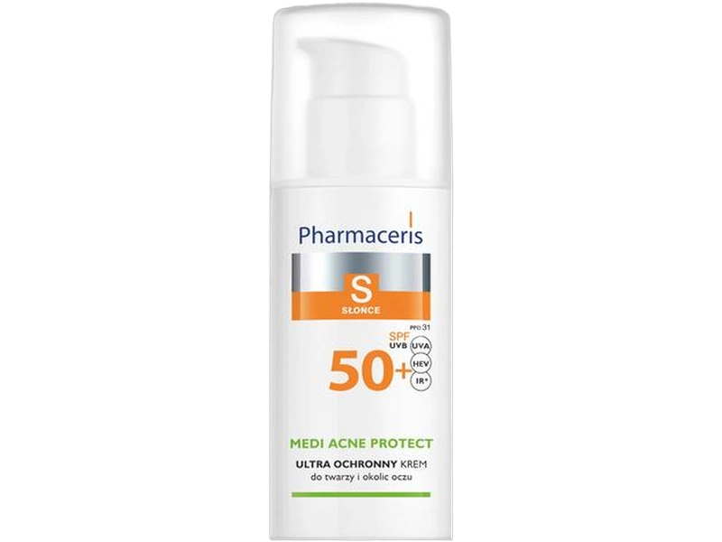 Pharmaceris S krem ochronny dla skóry trądzikowej mieszanej i tłustej SPF 50+