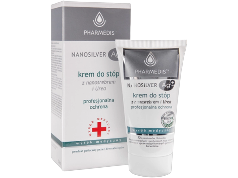 Pharmedis Krem do stóp z nanosrebrem i urea, krem