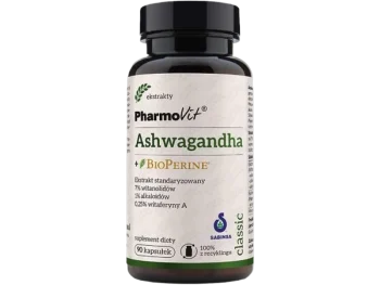 Zdjęcie produktu Pharmovit Ashwagandha + Bioperine, kapsułki