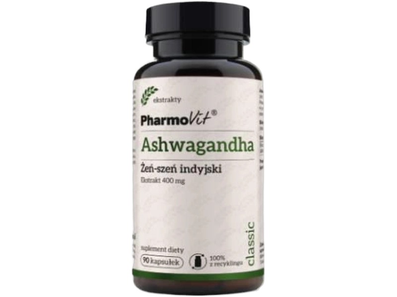 Pharmovit Ashwagandha żeń-szeń indyjski, kapsułki, 400 mg