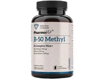 Zdjęcie produktu Pharmovit B 50 Methyl B Complex Max+, kapsułki