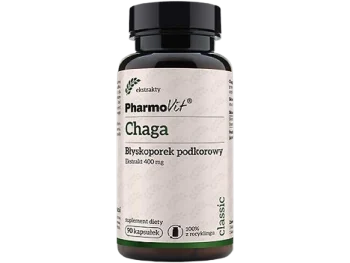 Zdjęcie produktu Pharmovit Chaga 4:1, kapsułki, 400 mg