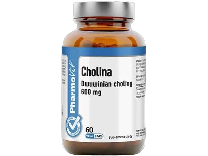 Pharmovit Cholina dwuwinian choliny, kapsułki, 492 mg