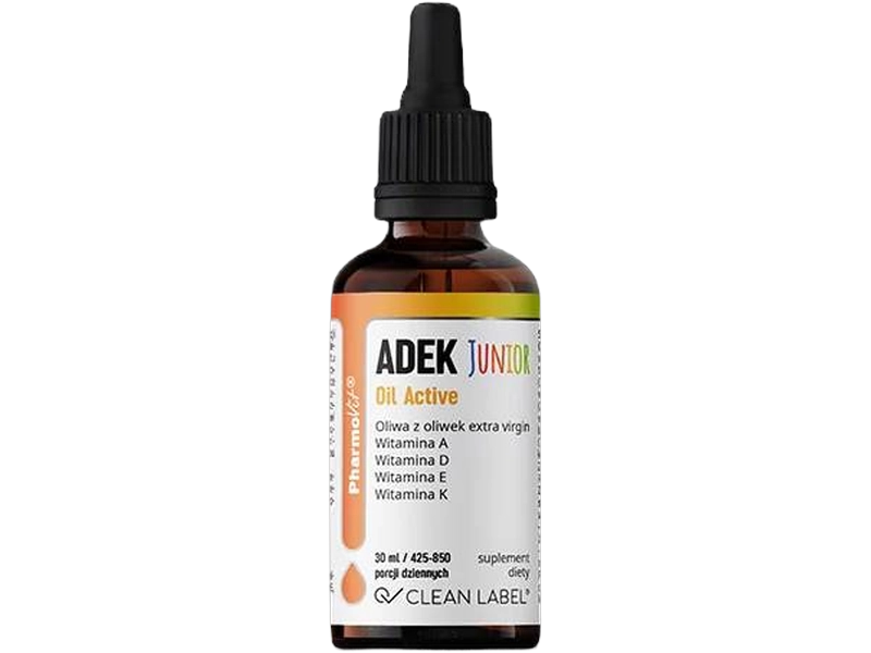 Pharmovit Clean label witamina ADEK Junior, krople