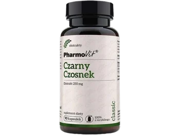 Zdjęcie produktu Pharmovit czarny czosnek ekstrakt 4:1, kapsułki, 250 mg