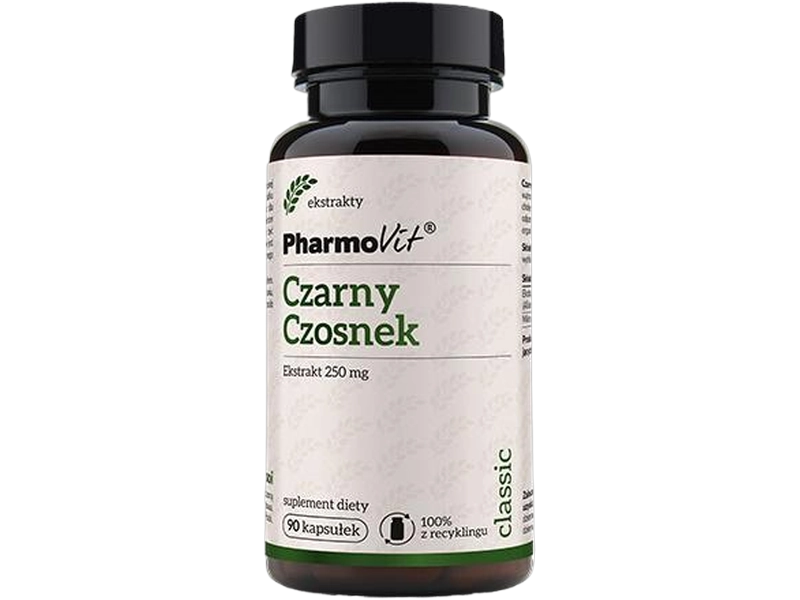 Pharmovit Czarny czosnek ekstrakt 4:1, kapsułki, 250 mg