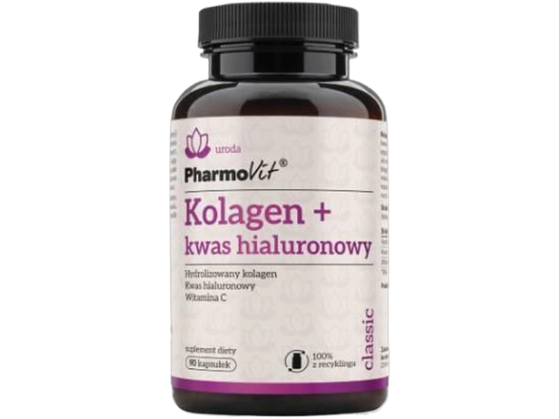 Pharmovit Kolagen + kwas hialuronowy, kapsułki
