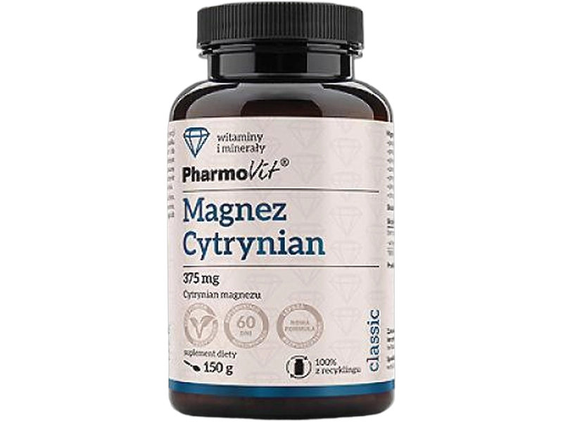 Pharmovit Magnez cytrynian, proszek, 375 mg