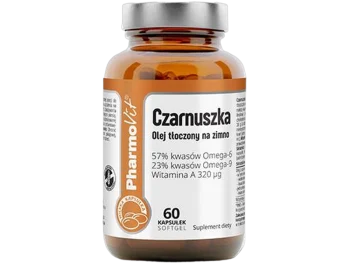 Zdjęcie produktu Pharmovit olej z czarnuszki tłoczony na zimno, kapsułki