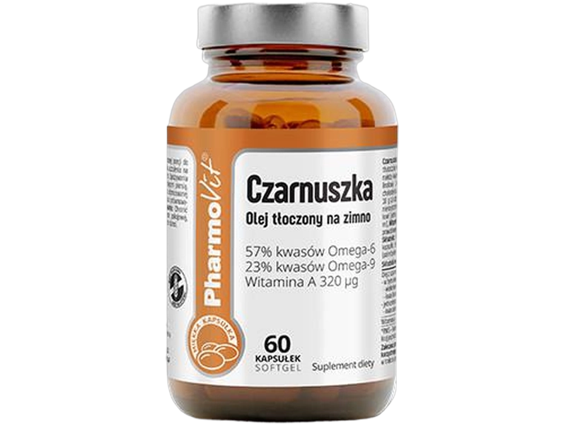 Pharmovit Olej z czarnuszki tłoczony na zimno, kapsułki