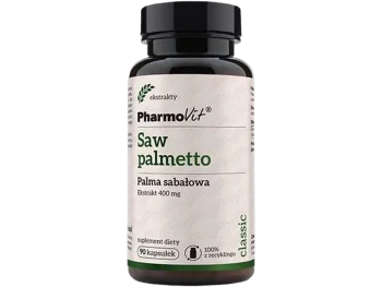 Zdjęcie produktu Pharmovit palma sabałowa 4:1, kapsułki, 400 mg