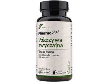Zdjęcie produktu Pharmovit pokrzywa zwyczajna, kapsułki, 350 mg