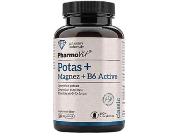 Pharmovit Potas + magnez + B6 Active, kapsułki