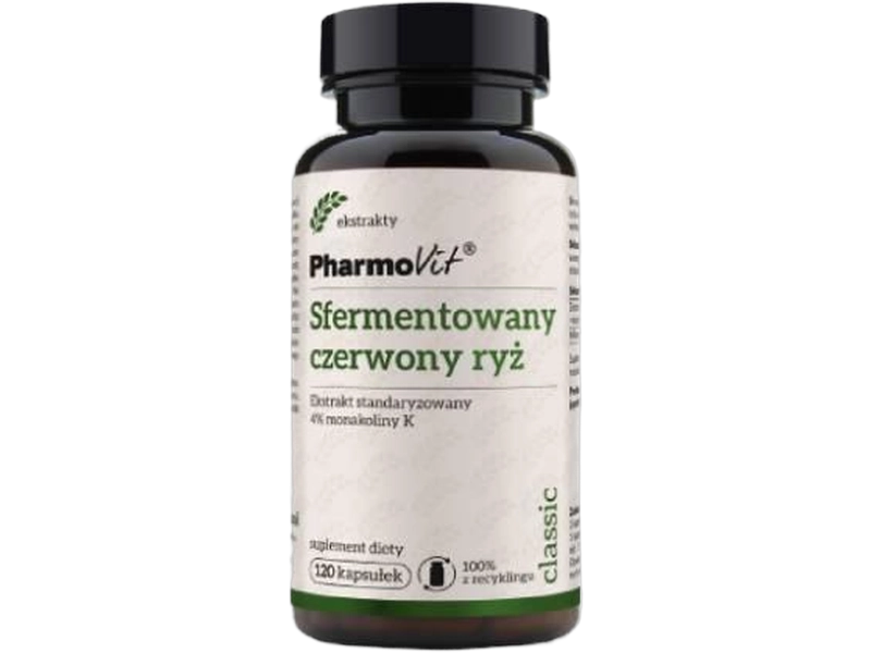 Pharmovit Sfermentowany czerwony ryż, kapsułki, 2,9 mg